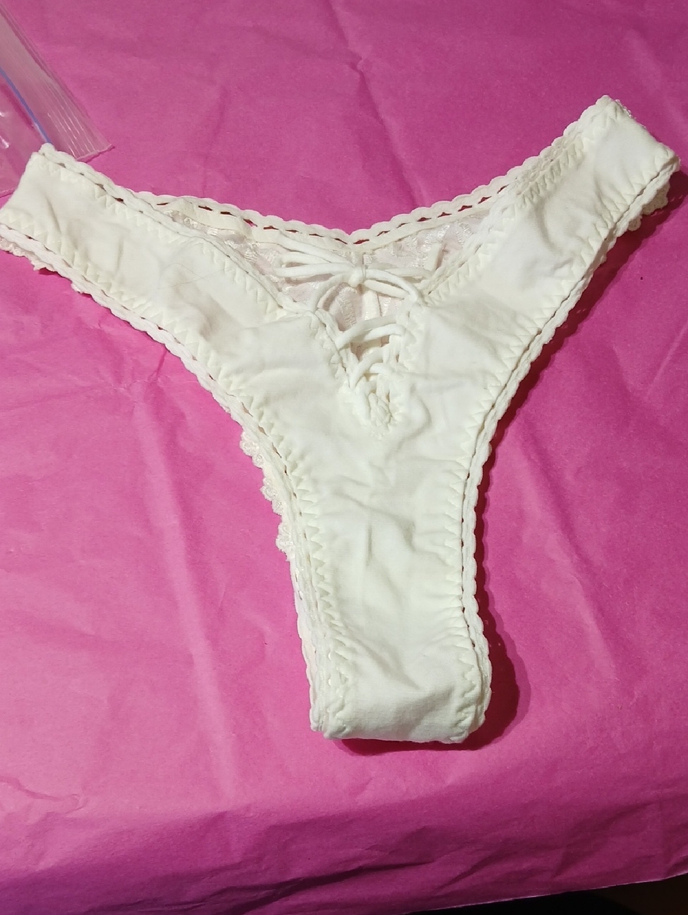 Aubade White Lace Panties - White
